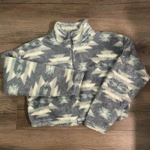 LA Hearts Crop Fleece